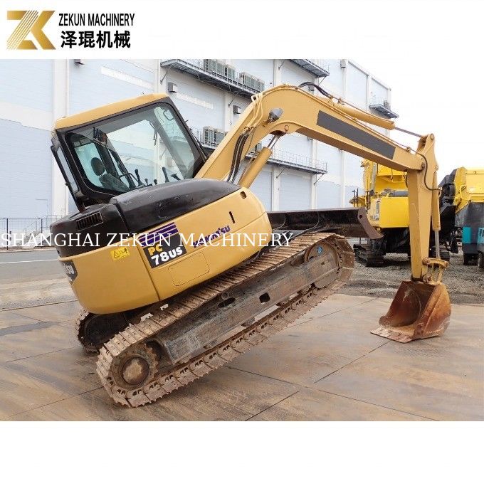 7 Ton Jepang Mini Digunakan Komatsu PC78US Excavator PC78 US Tahun Mesin Berat 7630 KG