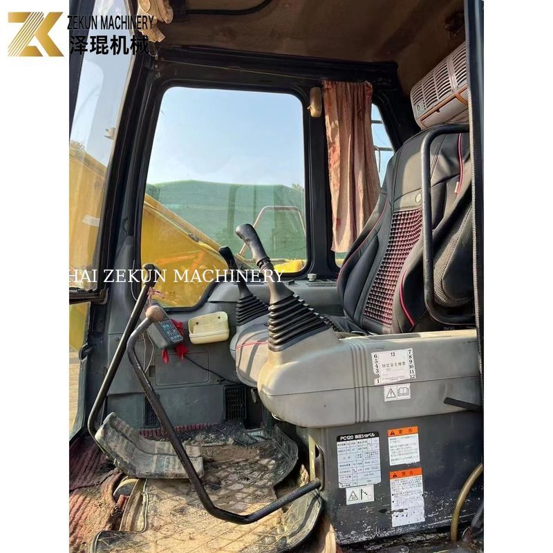 Komatsu Diesel Engine 12 Ton PC120 Excavator Cocok untuk Pekerjaan Penggalian Tugas Berat