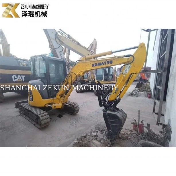 Digunakan Komatsu PC35 Excavator PC35MR-5 untuk Rumah Bangunan Pertanian Proyek Konstruksi