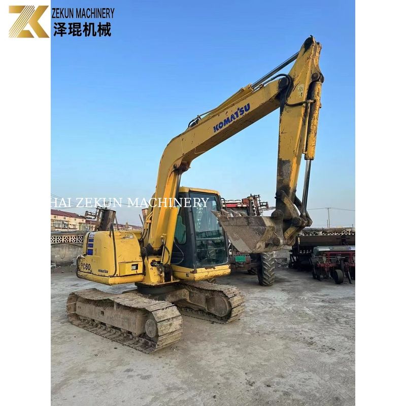 Digunakan Jepang Komatsu PC60-7 Excavator 6Ton Warna Asli Mesin KOMATSU