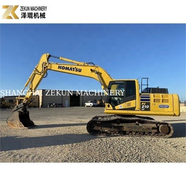 Digunakan Komatsu PC 210-LC 7 Crawler Excavator dengan Rubber Pads 20900 KG