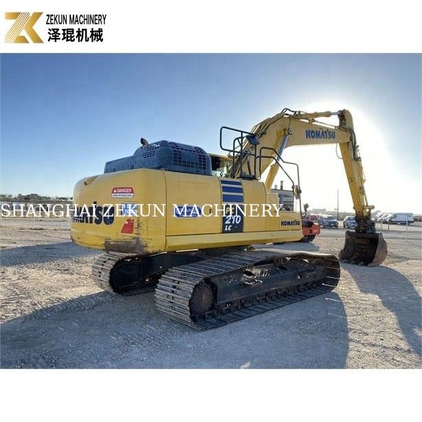Digunakan Komatsu PC 210-LC 7 Crawler Excavator dengan Rubber Pads 20900 KG