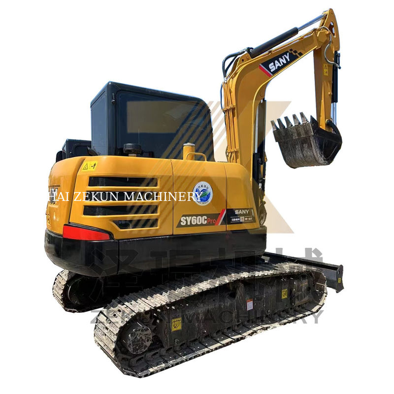 Digunakan Sany Excavators di Shanghai 0,25 m3 Ember Kapasitas 36 KW Standar Tinggi