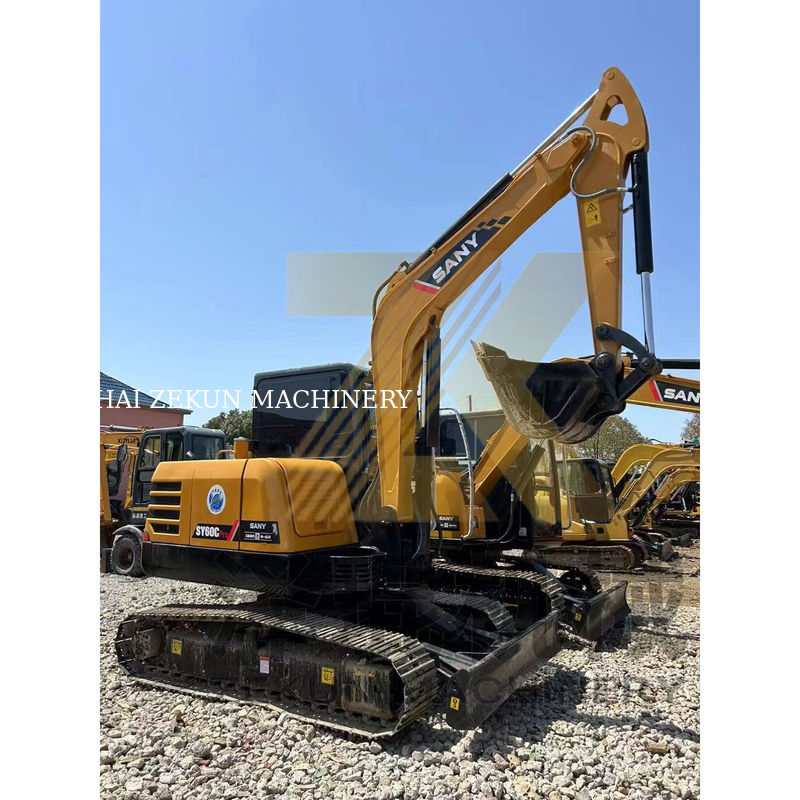 Digunakan Sany Excavators di Shanghai 0,25 m3 Ember Kapasitas 36 KW Standar Tinggi