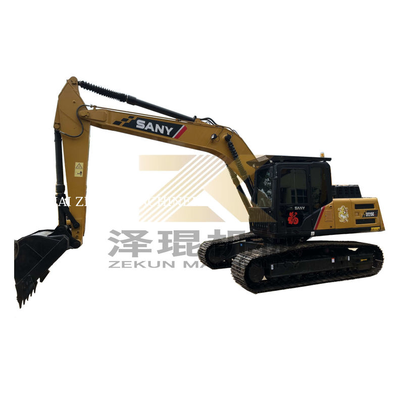 21 Ton Excavator Sany SY215C Pro Hydraulic Crawler Digger dengan Kapasitas Ember 1.2M3