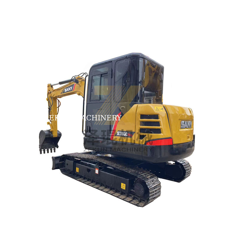 Digunakan Sany SY60C Pro Excavator 60C dengan Kinerja yang sangat baik dan 0-2000 jam kerja