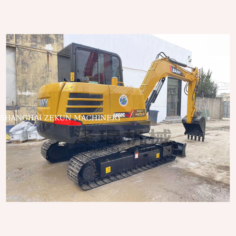 Digunakan Sany SY60C Pro Excavator 60C dengan Kinerja yang sangat baik dan 0-2000 jam kerja
