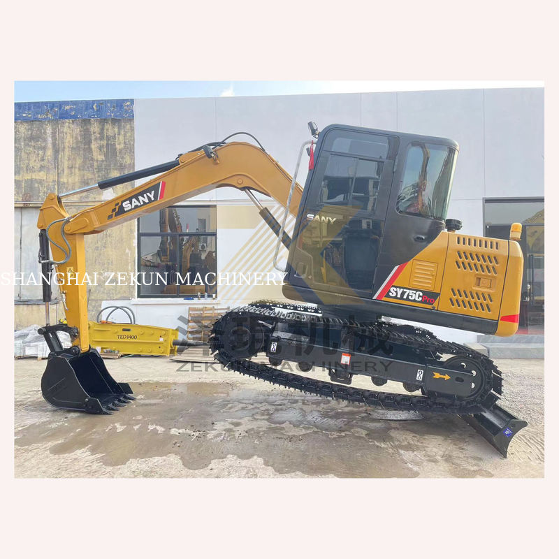 7500 KG Sany SY75C Pro Excavator Kombinasi sempurna dari kekuatan dan efisiensi