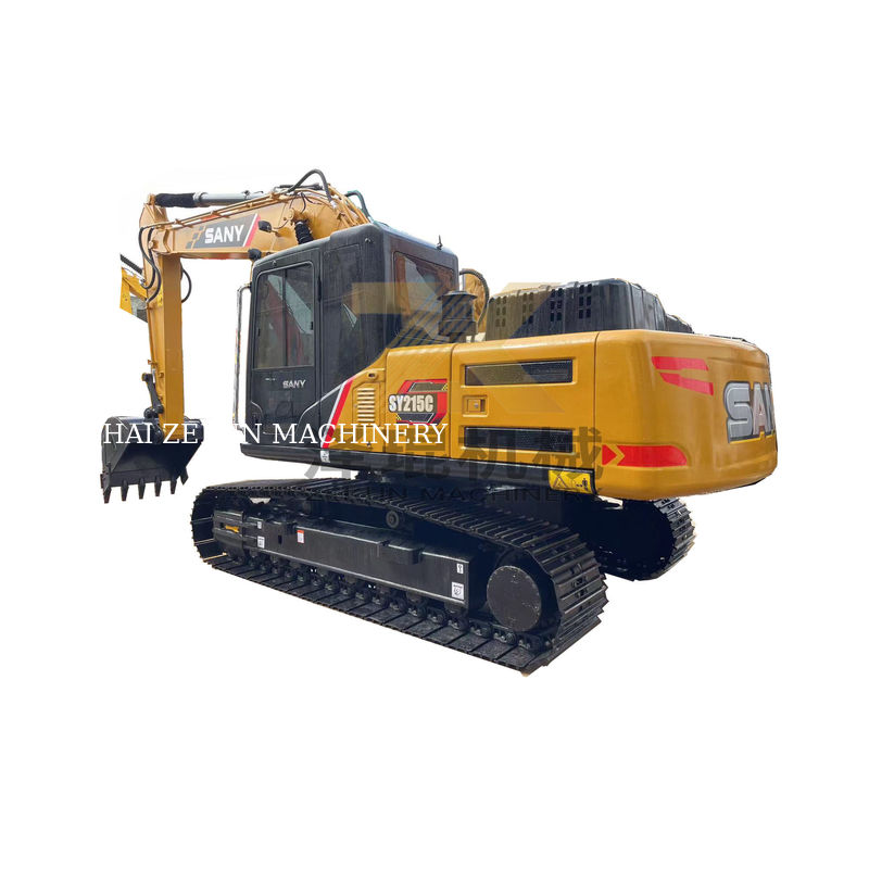 Sany Sy215c Hydraulic Crawler Excavator 1.1 m3 Kapasitas ember untuk konstruksi