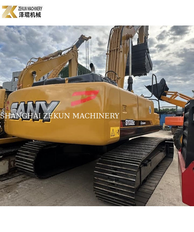 Sany 335 Excavator dengan dan kondisi yang baik jam kerja 1690 Ember Kapasitas 1,5 m3