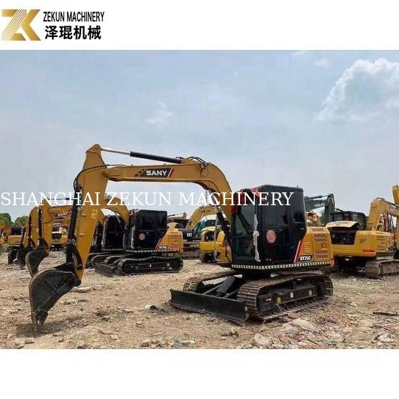 Digunakan Sany SY75 Excavator dengan 0,28m3 Ember Kapasitas dan 2001-4000 Jam Kerja