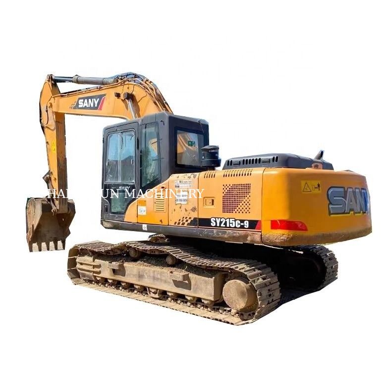Digunakan 21Ton Sany SY215C-9 SY215C PRO Crawler Excavator untuk konstruksi berat