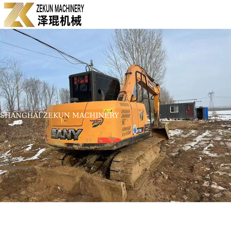 Digunakan SANY 75C Excavator dengan daya 40.9kw dan jam rendah Untuk dijual