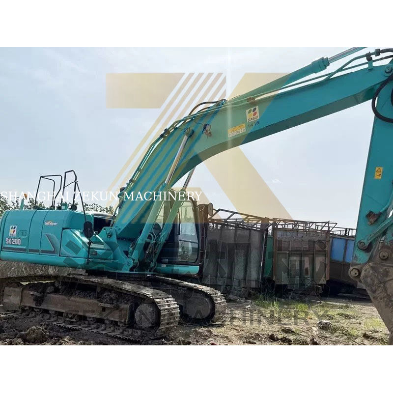 20 TON Digunakan Kobelco SK200-8 Excavator dengan Jam Kerja Rendah dari Jepang