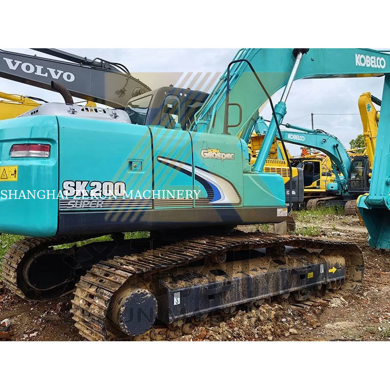 20 Ton Kobelco SK200-8 Excavator Digunakan di Jepang dengan Berat Operasi 20000 KG