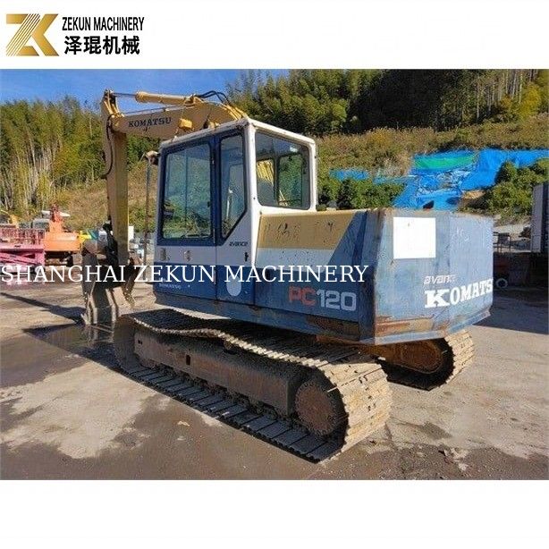 Penggali hidraulik kecil dengan berat 12800 KG Komatsu PC 120-5 dalam kondisi baik