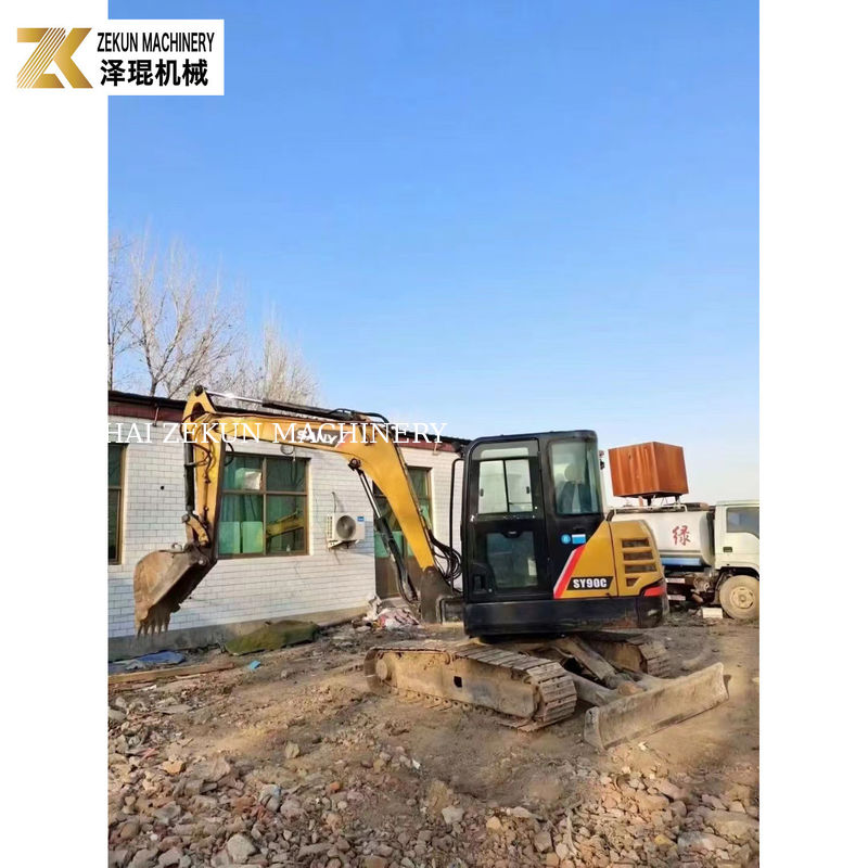 60.7KW Digunakan Sany 90C Pro Excavator, 2001-4000 Jam dalam Kondisi Baik