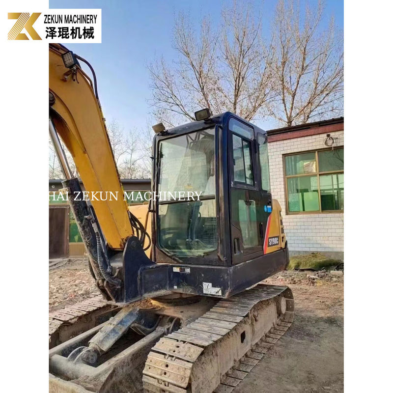 60.7KW Digunakan Sany 90C Pro Excavator, 2001-4000 Jam dalam Kondisi Baik