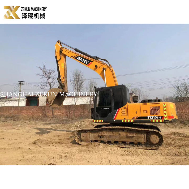 Bagus 21 Ton Digunakan SY215C-9 Excavator Jangka Panjang dengan 1.2M3 Ember