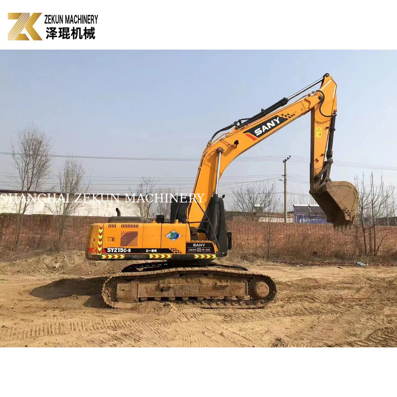 Bagus 21 Ton Digunakan SY215C-9 Excavator Jangka Panjang dengan 1.2M3 Ember