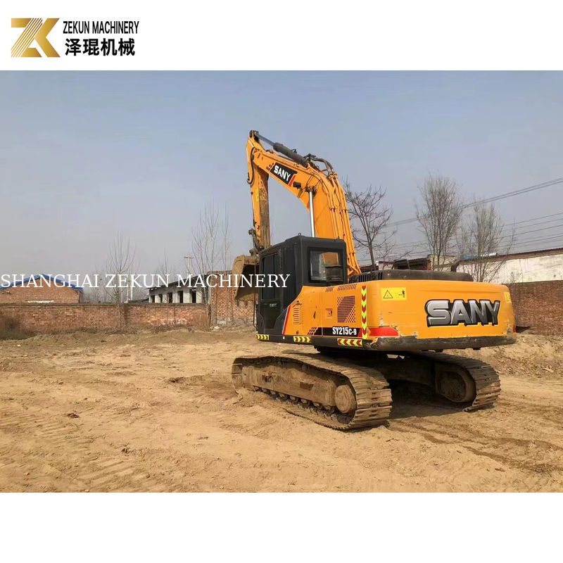 Bagus 21 Ton Digunakan SY215C-9 Excavator Jangka Panjang dengan 1.2M3 Ember
