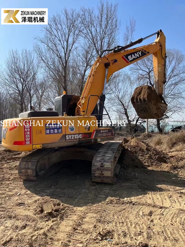 2017 Sany SY215C Pro Excavator 1.2M3 Bucket Capacity Digunakan Sany Excavator