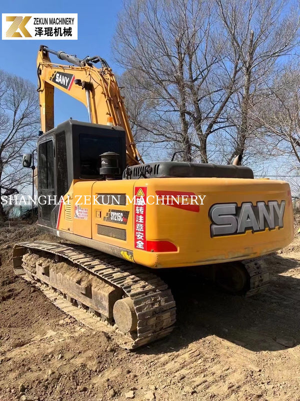 2017 Sany SY215C Pro Excavator 1.2M3 Bucket Capacity Digunakan Sany Excavator