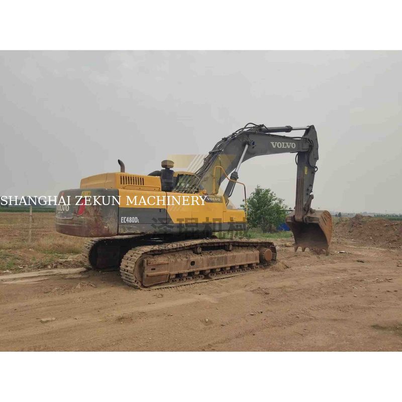 Digunakan Volvo EC480DL 48T Excavator 1.77-3.8m3 ember Korea Impor