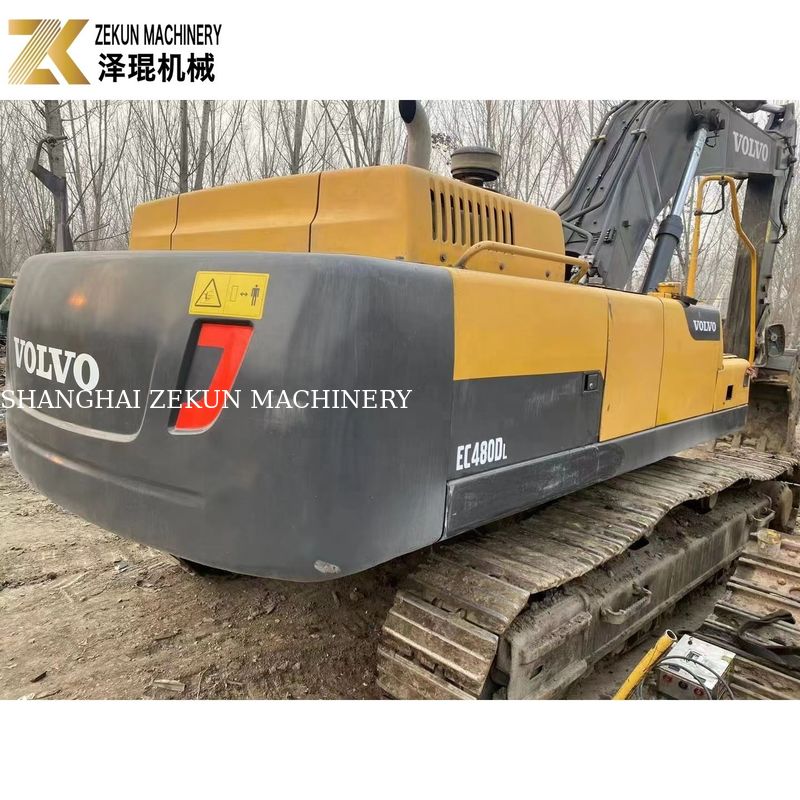 Peralatan Pertambangan Warna Asli 48Ton Digunakan Volvo EC480 Crawler Excavator EC480D
