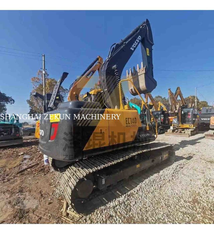 Volvo EC140DL excavator digunakan dengan baik D3.8E mesin 14 ton berat operasi