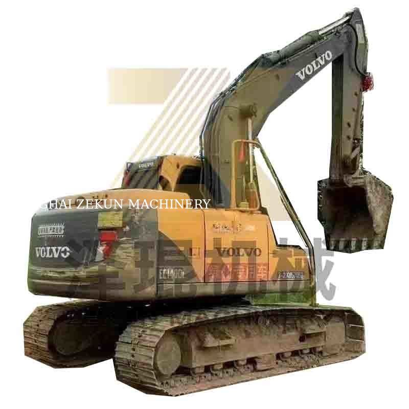 Volvo EC140DL Excavator 14 Ton yang Digunakan dengan Jam Kerja Rendah dan Silinder Hidraulik yang awet