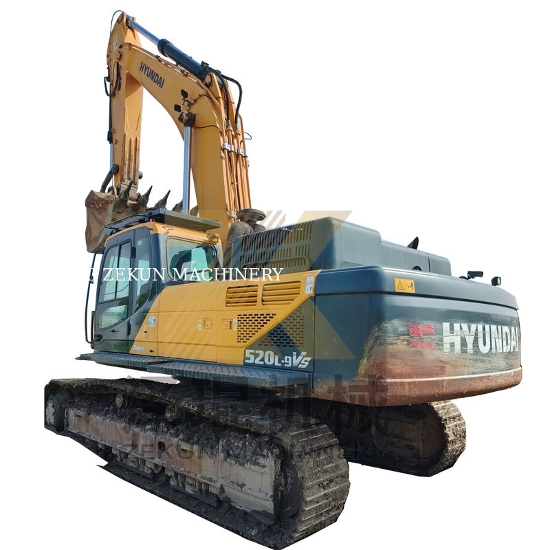 Kondisi yang sangat baik Hyundai R520 Excavator dengan kapasitas ember 3M3 dan daya 266KW di pasar panas
