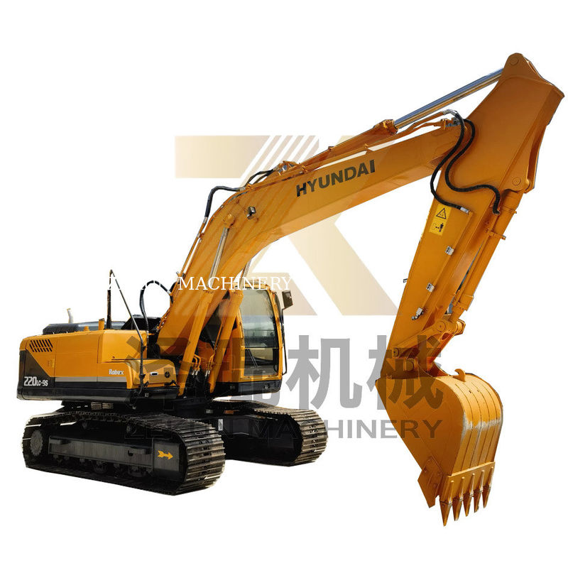 2019 digunakan asli Korea Hyundai 220 220-9 Digger Dengan 22 Ton Berat Operasi