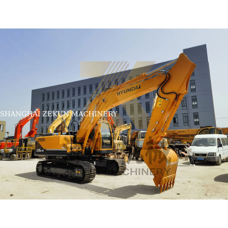 2019 digunakan asli Korea Hyundai 220 220-9 Digger Dengan 22 Ton Berat Operasi