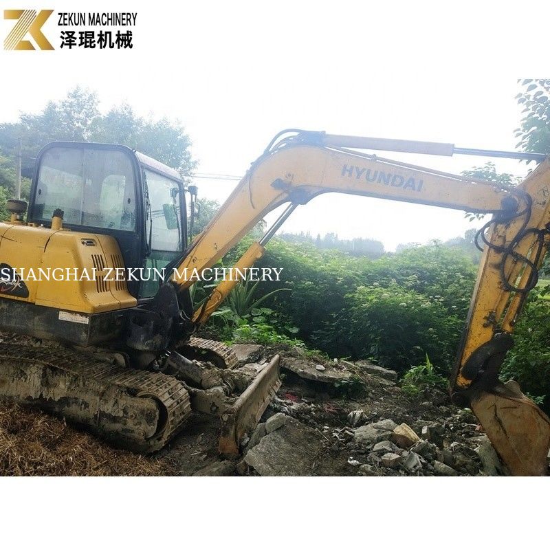 5.5Ton Hyundai Robex 55-7 Excavator dengan katup hidrolik 0.18m3 ember