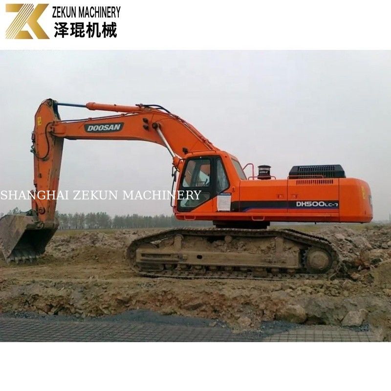 Digunakan 2018 Doosan 500 Excavator DH500 DH500LC-7 46ton Berat Operasi untuk Heavy-Duty Penggalian