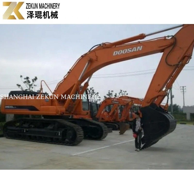 Digunakan 2018 Doosan 500 Excavator DH500 DH500LC-7 46ton Berat Operasi untuk Heavy-Duty Penggalian
