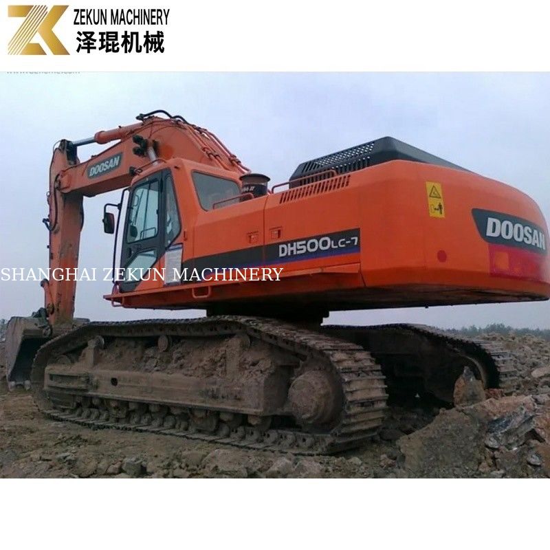 Digunakan 2018 Doosan 500 Excavator DH500 DH500LC-7 46ton Berat Operasi untuk Heavy-Duty Penggalian