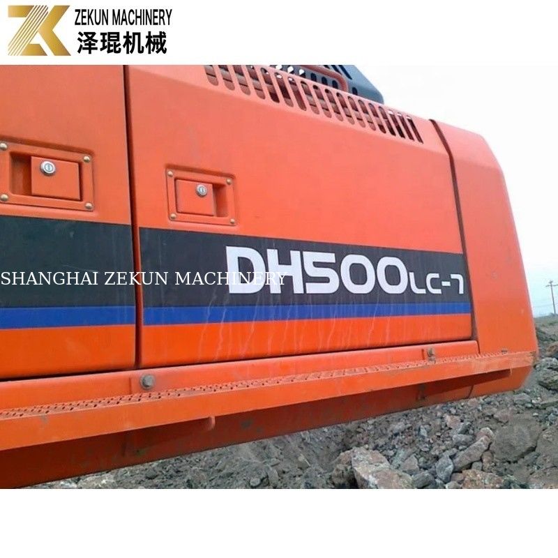 Digunakan 2018 Doosan 500 Excavator DH500 DH500LC-7 46ton Berat Operasi untuk Heavy-Duty Penggalian