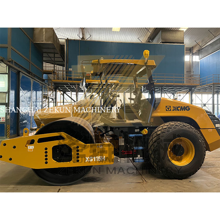 11ton XCMG XS115H Road Roller India tahap IV Peralatan Pembangunan Jalan