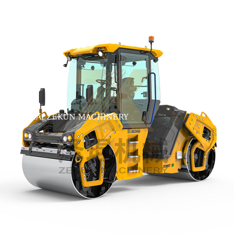 8ton XCMG XD85T Double Drum Roller EU Stage V Peralatan Pembangunan Jalan