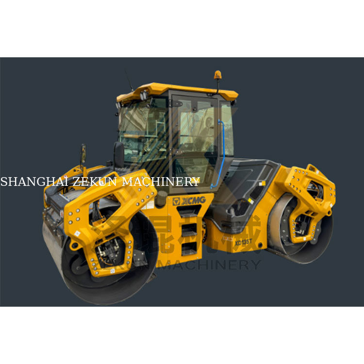 13ton XCMG XD135T Double Drum Roller EU Stage V Peralatan Pembangunan Jalan
