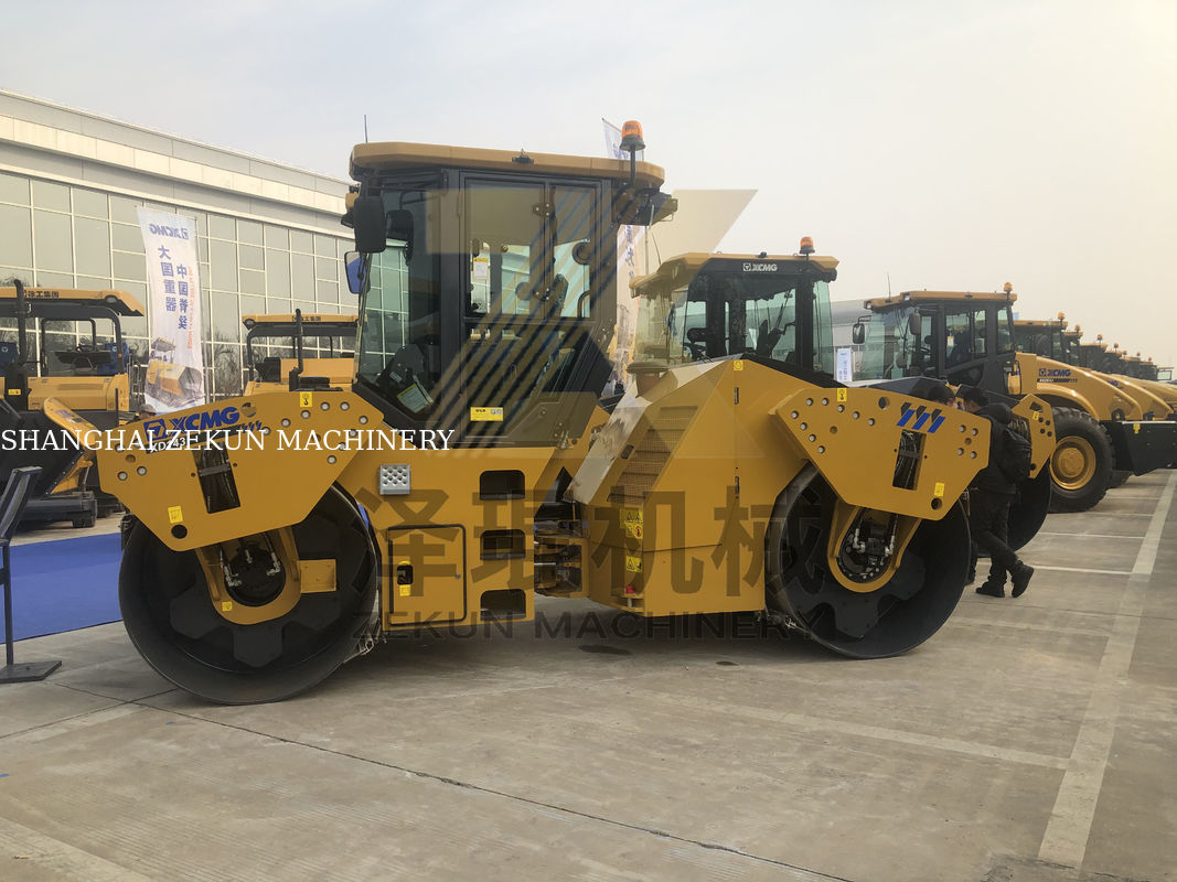 14ton XCMG XD143 Double Drum Roller China Tahap III Peralatan Pembangunan Jalan