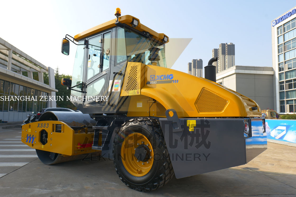 8ton XCMG XS83 Full Hydraulic Single Drum Roller EU Tahap III