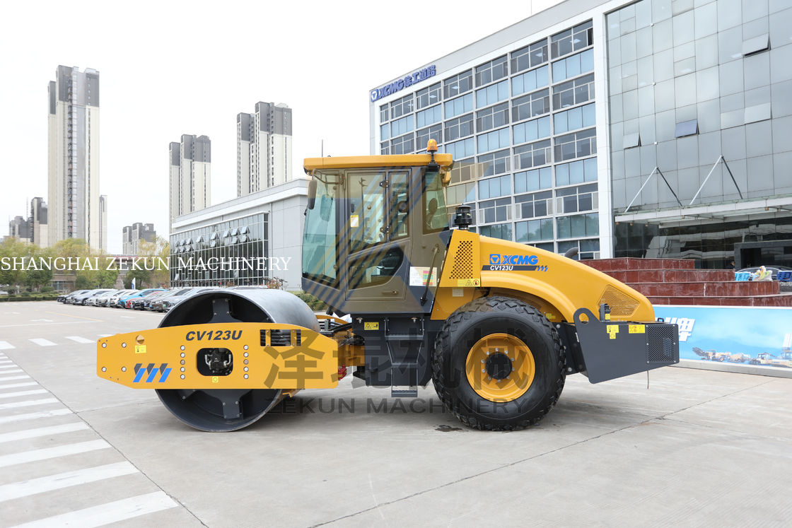 12ton XCMG CV123U Drum Roller Eu Stage T4F Road Machine