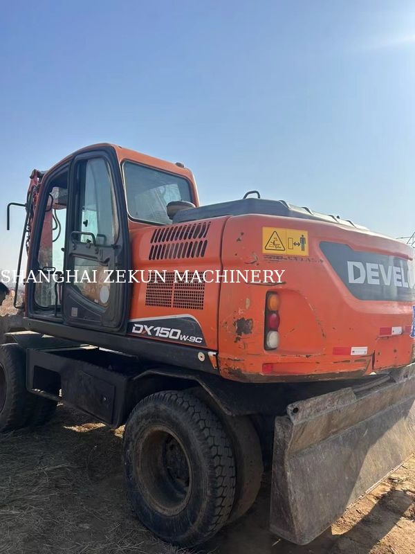 Doosan DX150W-9C Excavator 15 Ton Jenis Roda Untuk Dijual