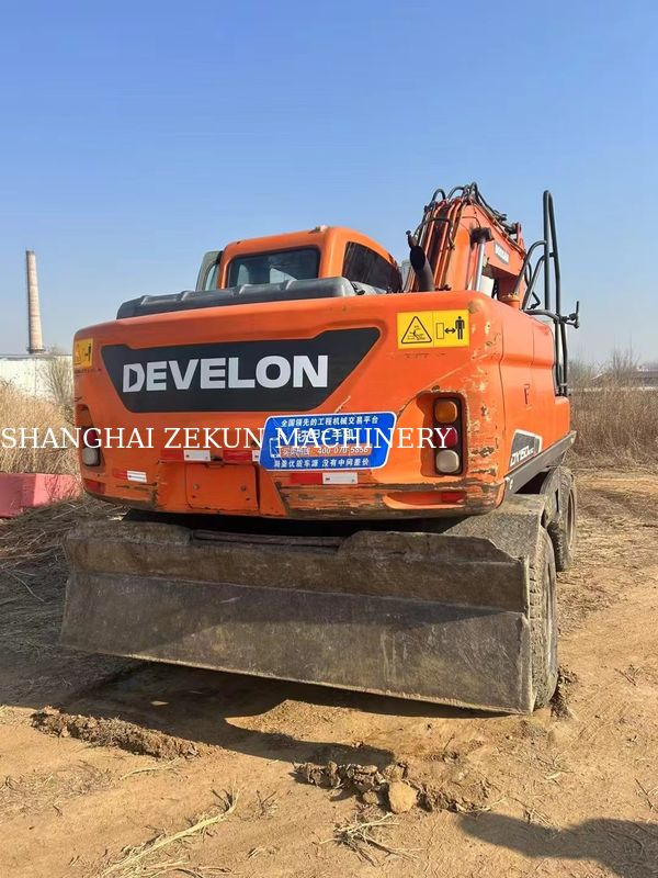 Doosan DX150W-9C Excavator 15 Ton Jenis Roda Untuk Dijual
