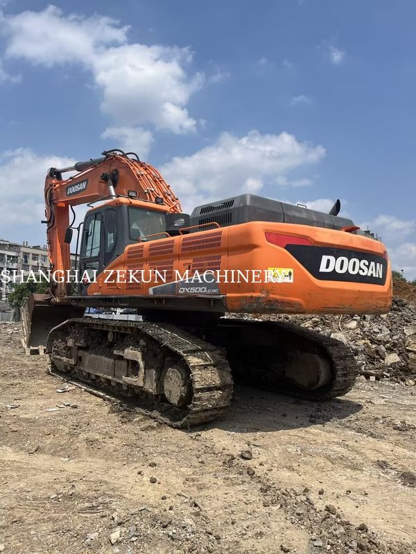 Ekskavator Doosan DX500LC-9C Bekas 800 Rpm Tenaga Kuda Dan Tinggi Penggalian Maksimum 11