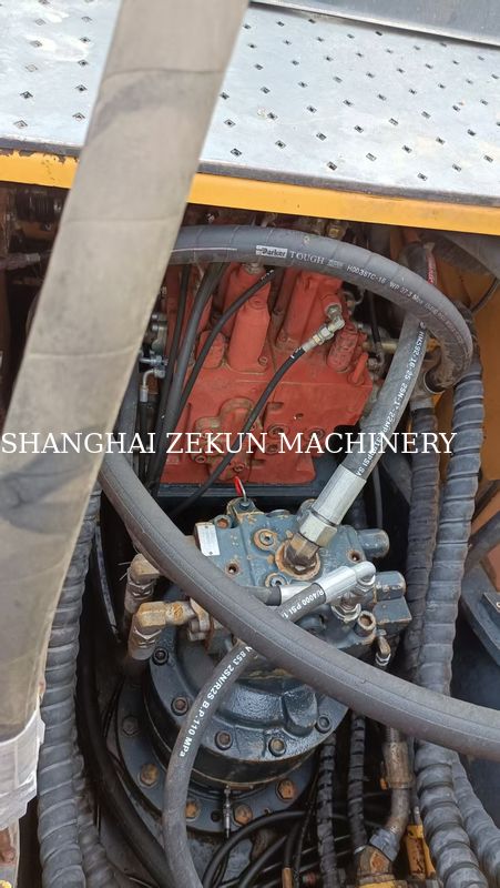 Hyundai R210W-9 Excavator Beroda 330 L Kapasitas Tangki Bahan Bakar Dan Katup Hidraulik