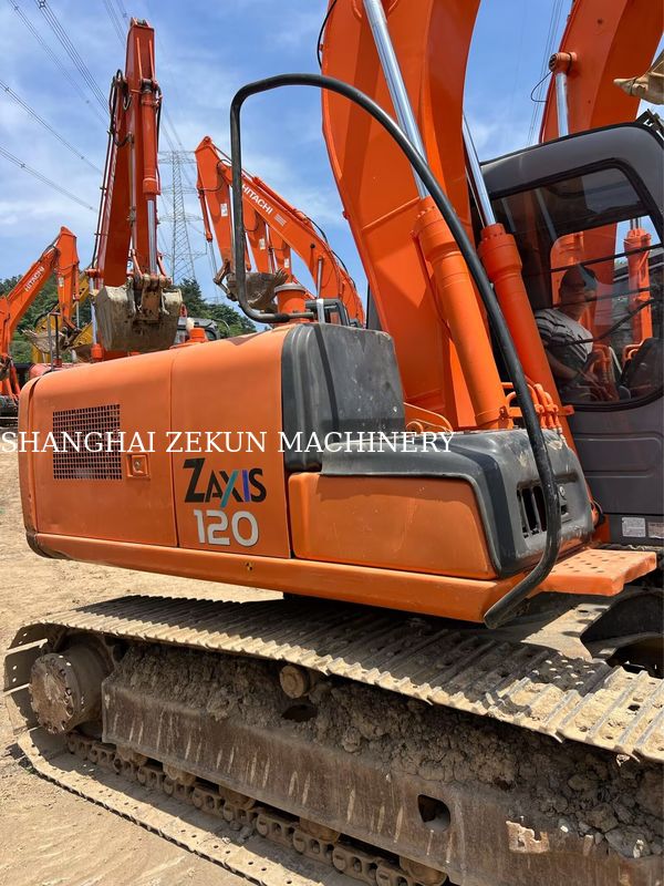 Ekskavator Hitachi ZX120-6 14165 jam untuk Kebutuhan Bisnis Kapasitas Tangki Bahan Bakar 240 L Tekanan Hidrolik 34.3 MPa